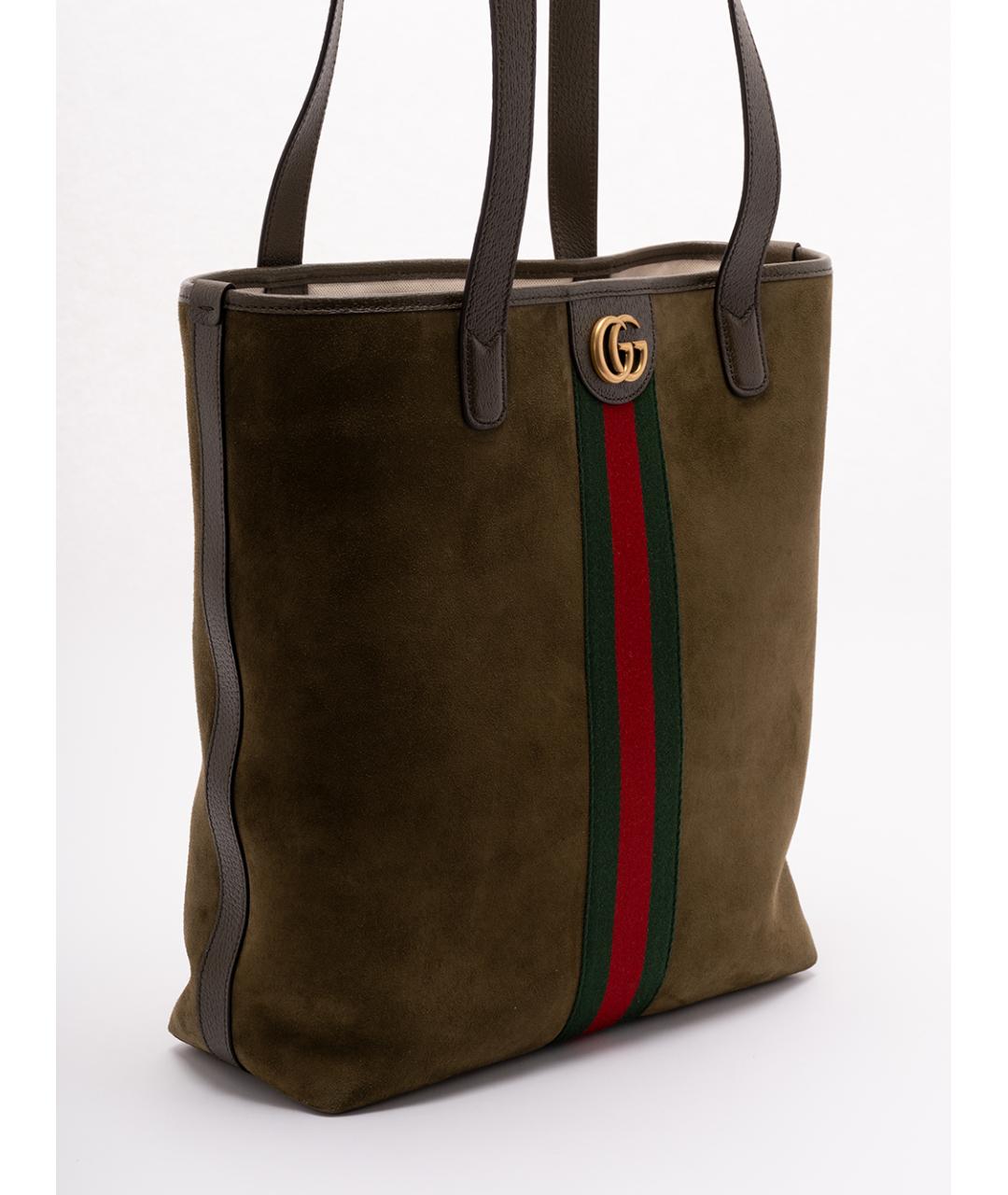 GUCCI Мульти замшевая сумка тоут, фото 3