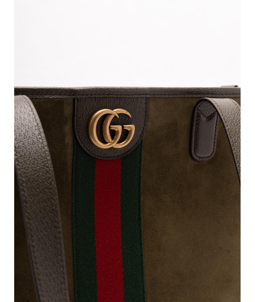 GUCCI Мульти замшевая сумка тоут, фото 4