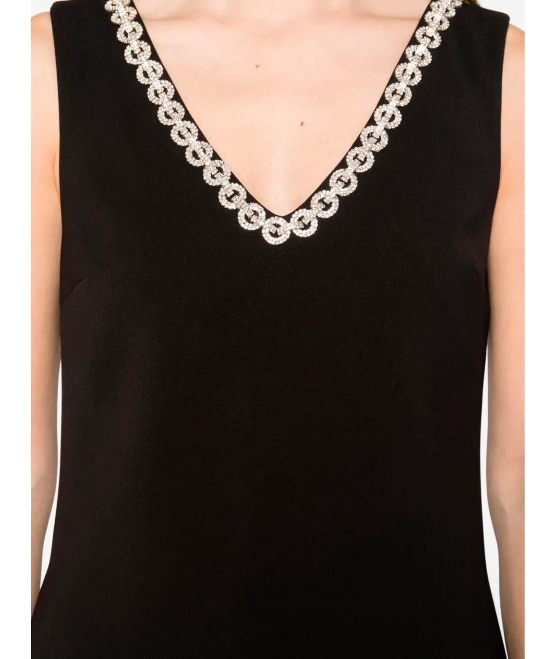 SELF-PORTRAIT Черное полиэстеровое коктейльное платье, фото 5