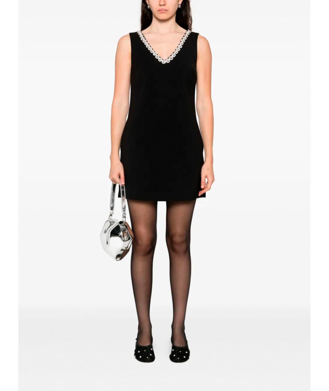 SELF-PORTRAIT Черное полиэстеровое коктейльное платье, фото 2