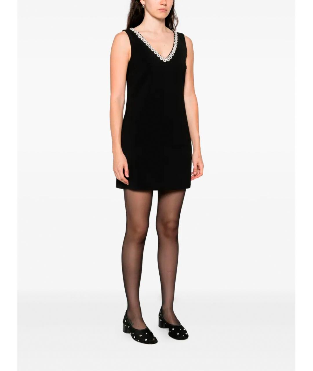 SELF-PORTRAIT Черное полиэстеровое коктейльное платье, фото 3