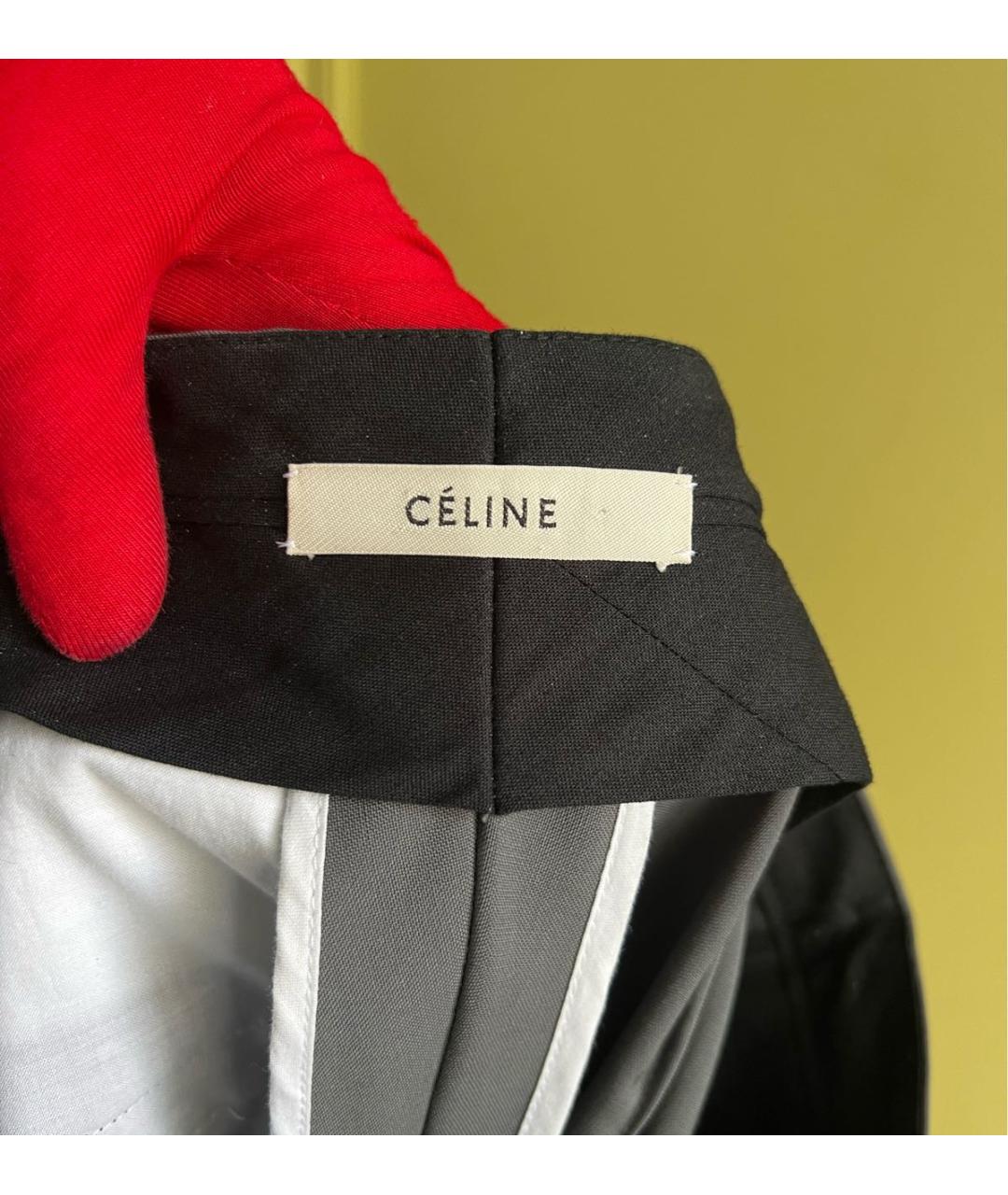 CELINE Шерстяные брюки широкие, фото 7