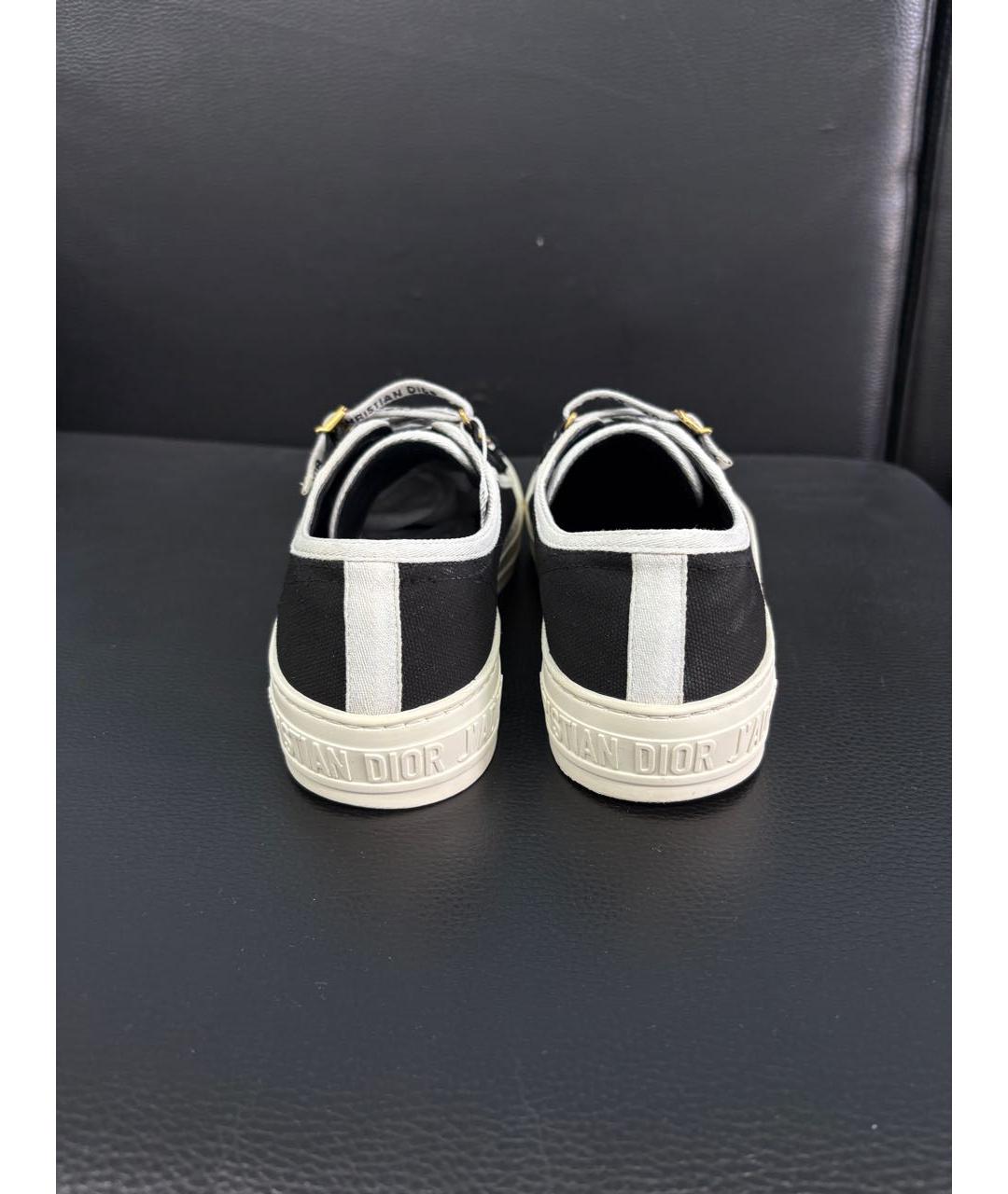 CHRISTIAN DIOR Черные кеды, фото 4