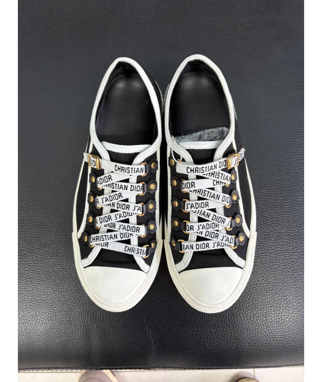 CHRISTIAN DIOR Черные кеды, фото 3