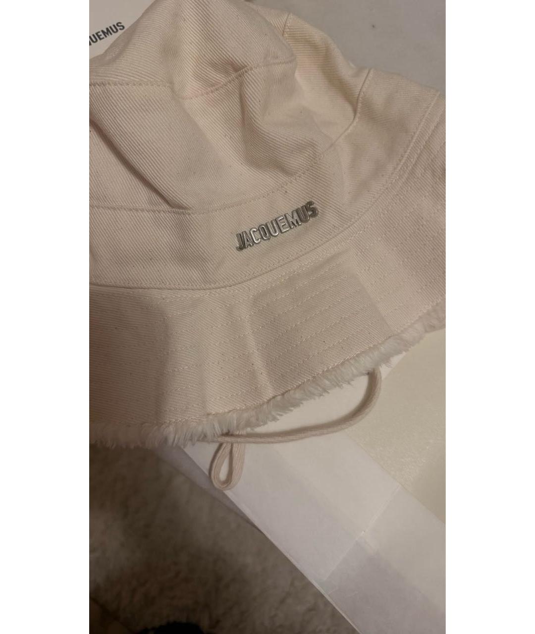 JACQUEMUS Бежевая хлопковая панама, фото 3