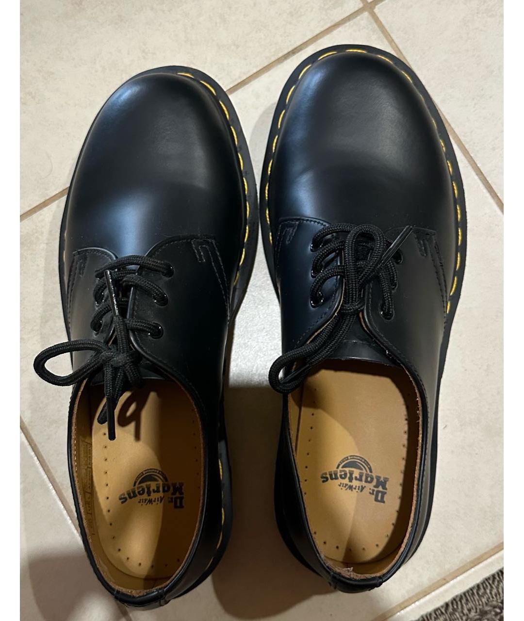 DR. MARTENS Черные кожаные ботинки, фото 2