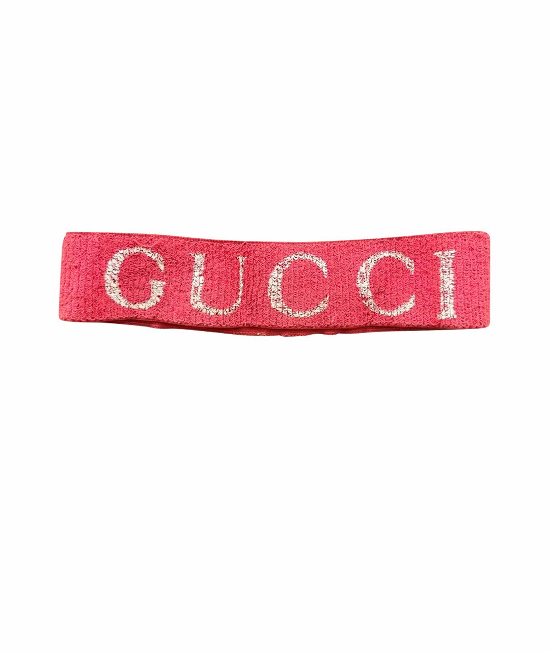 GUCCI Красная повязка на голову, фото 1
