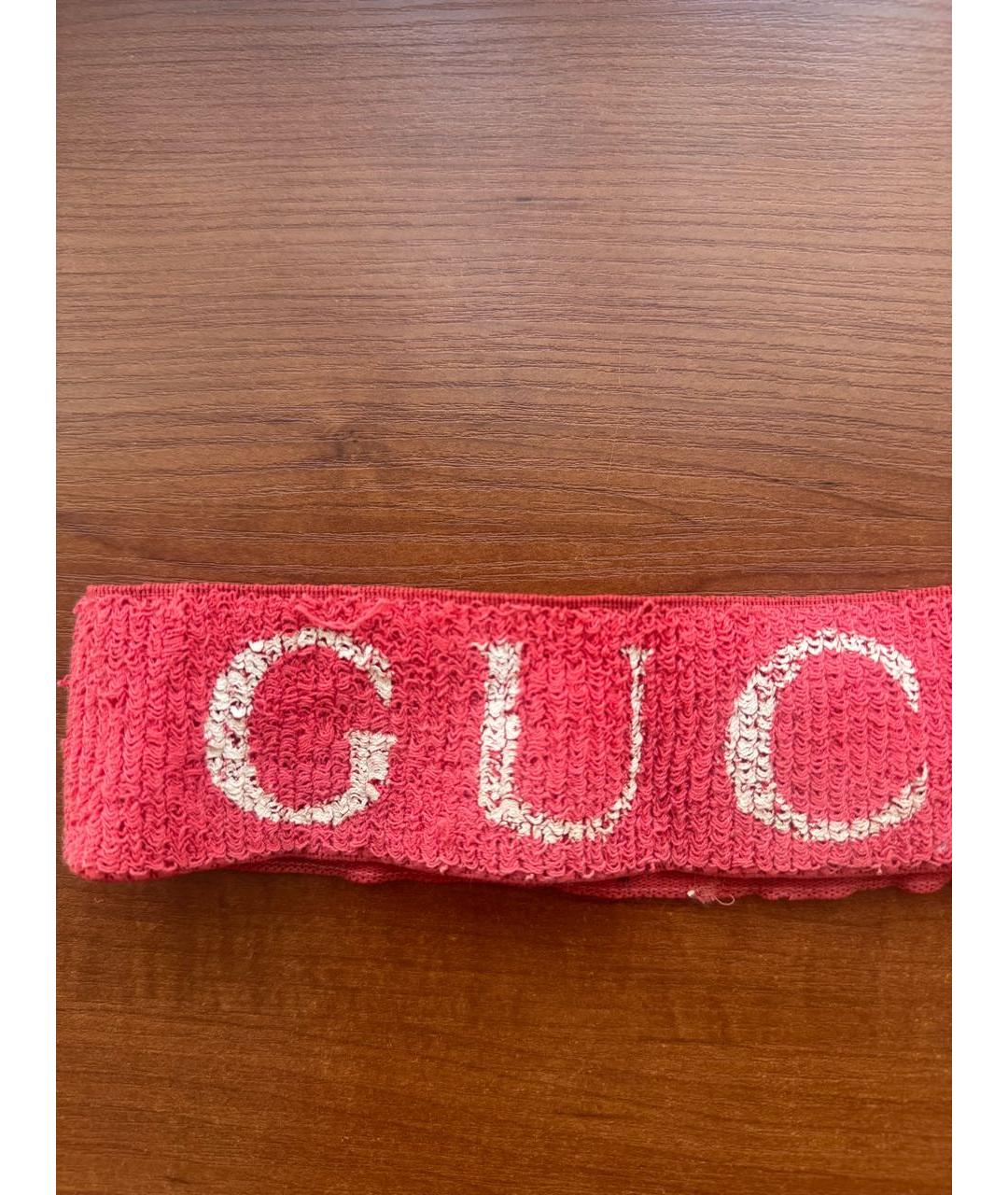 GUCCI Красная повязка на голову, фото 2