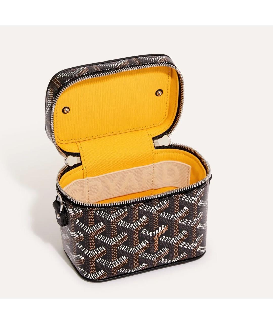 GOYARD Черная кожаная сумка через плечо, фото 4