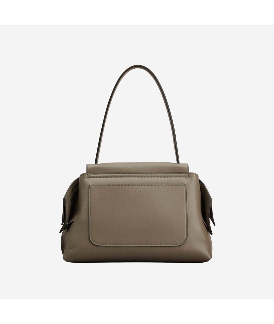 TOD'S Бежевая кожаная сумка через плечо, фото 3