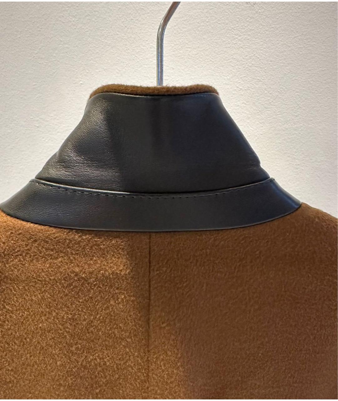 HUGO BOSS Коричневое кашемировое пальто, фото 3