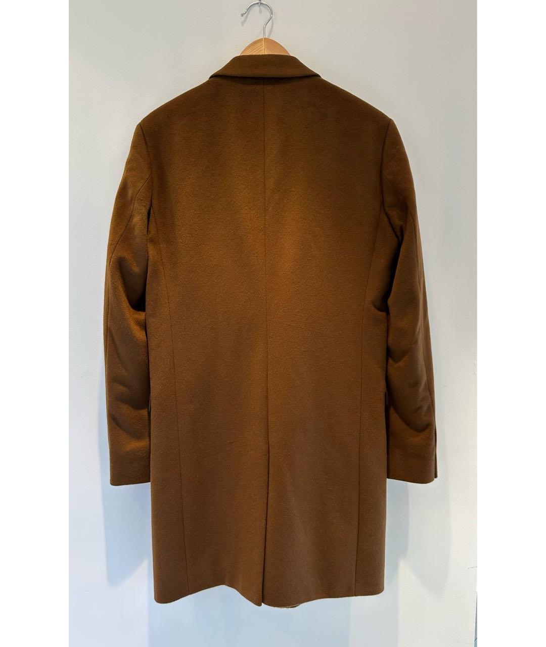 HUGO BOSS Коричневое кашемировое пальто, фото 2