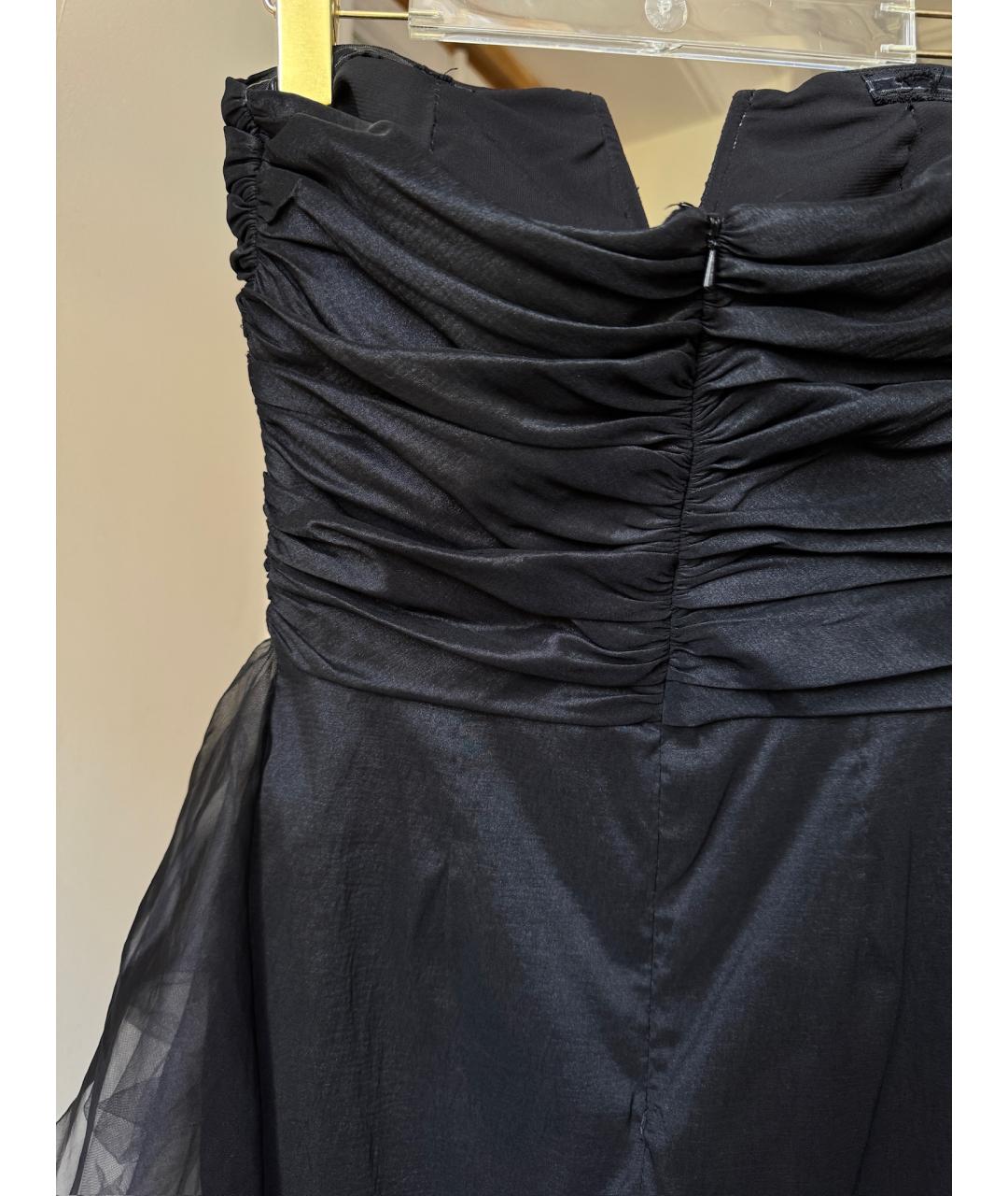 BADGLEY MISCHKA Черное полиэстеровое вечернее платье, фото 6