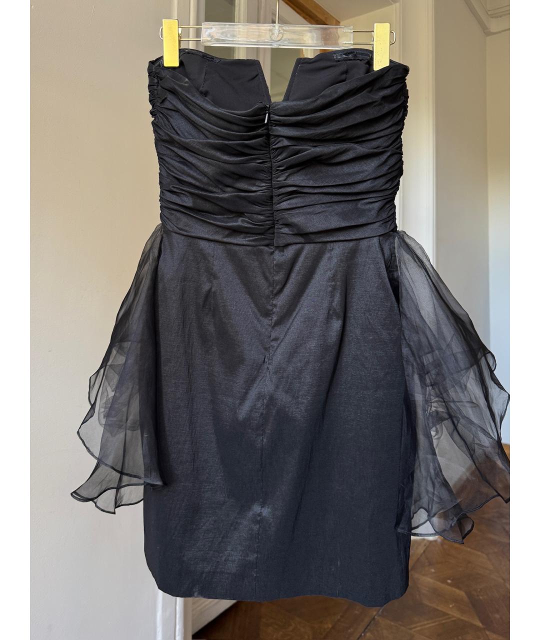 BADGLEY MISCHKA Черное полиэстеровое вечернее платье, фото 2
