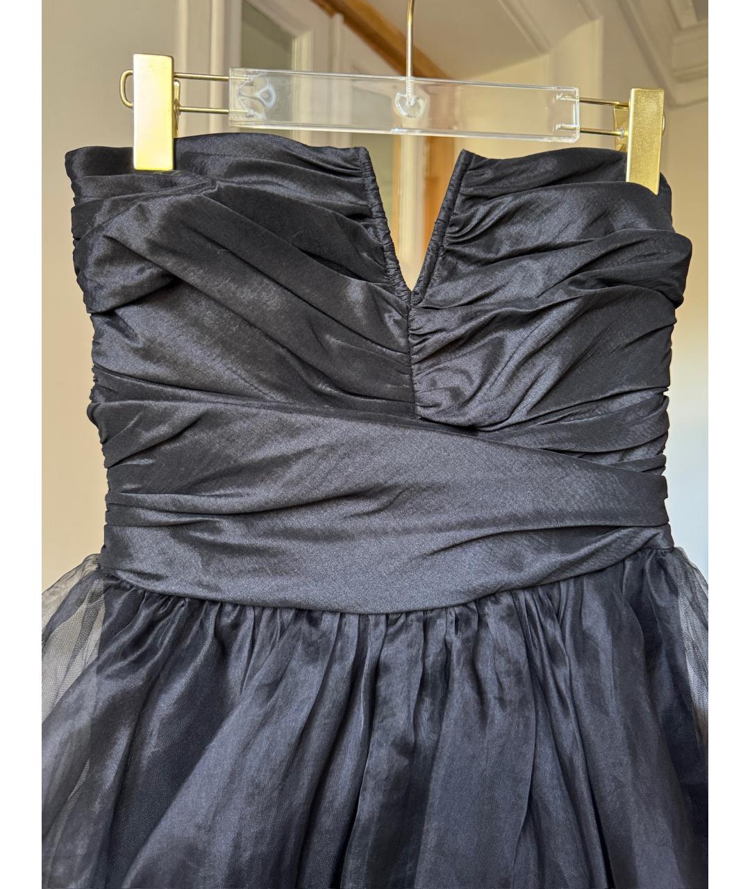 BADGLEY MISCHKA Черное полиэстеровое вечернее платье, фото 5