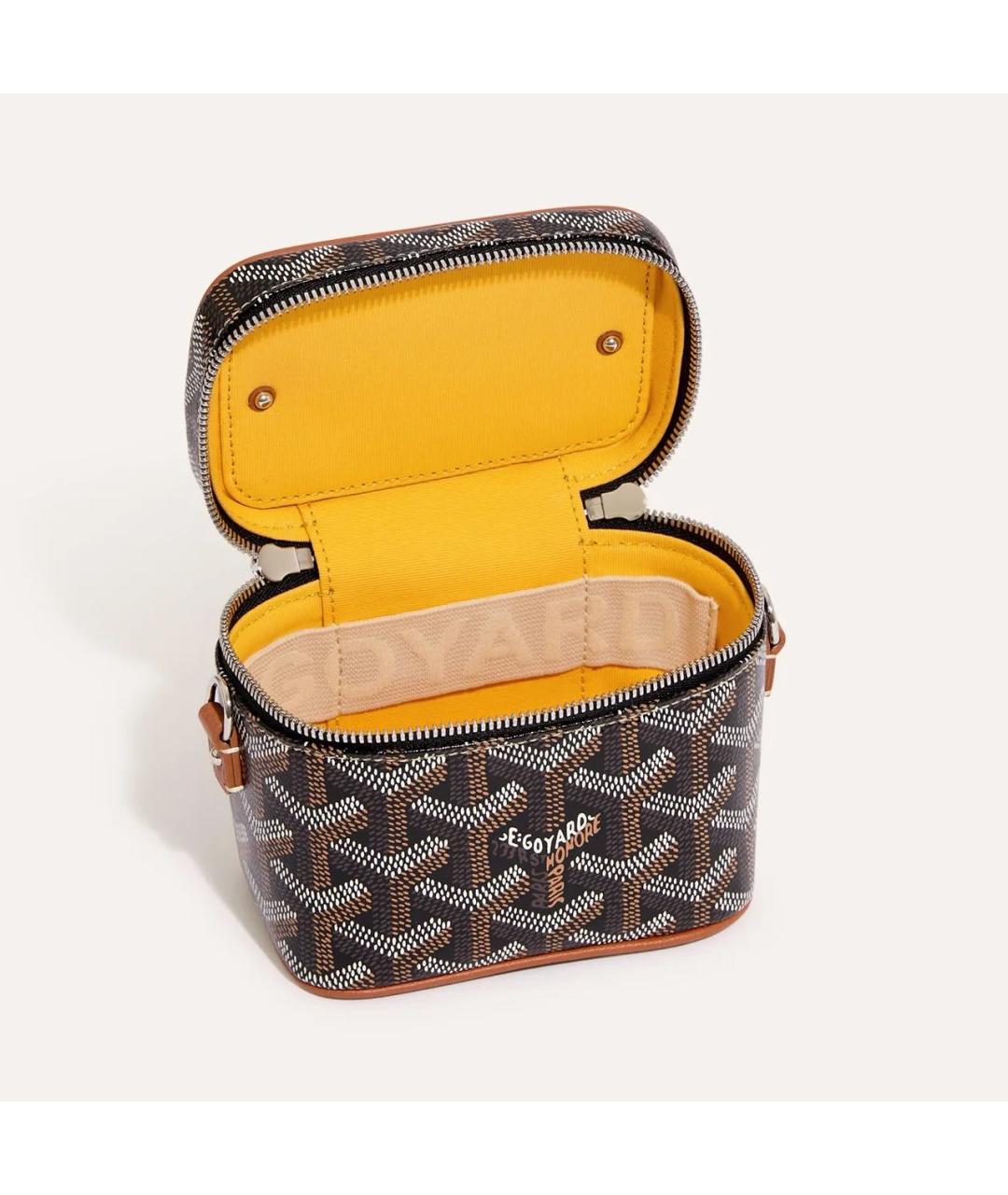 GOYARD Коричневая кожаная сумка через плечо, фото 4