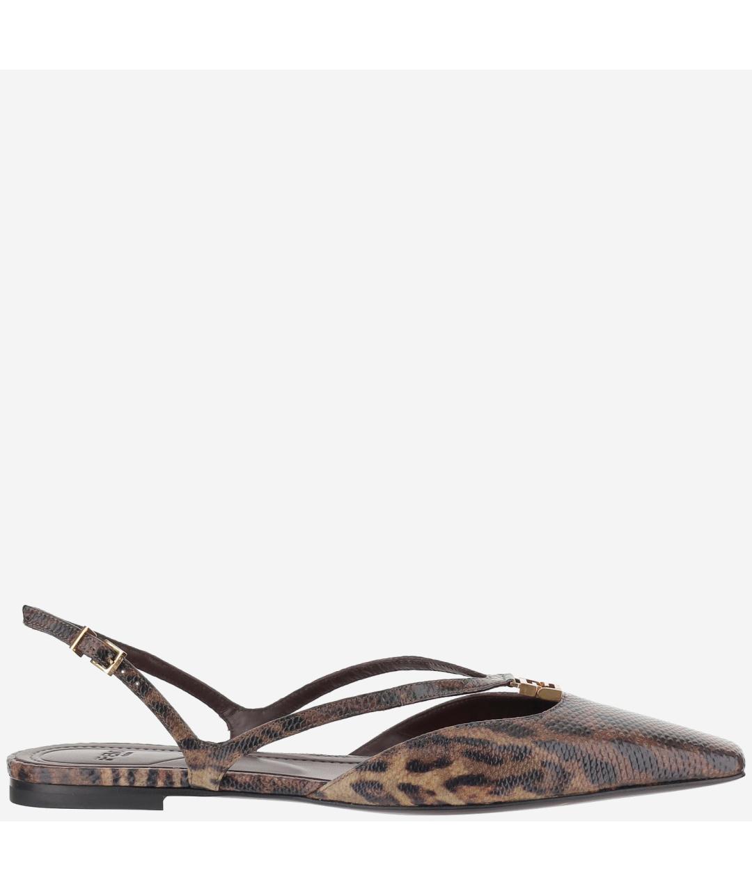 FENDI Мульти балетки из экзотической кожи, фото 5