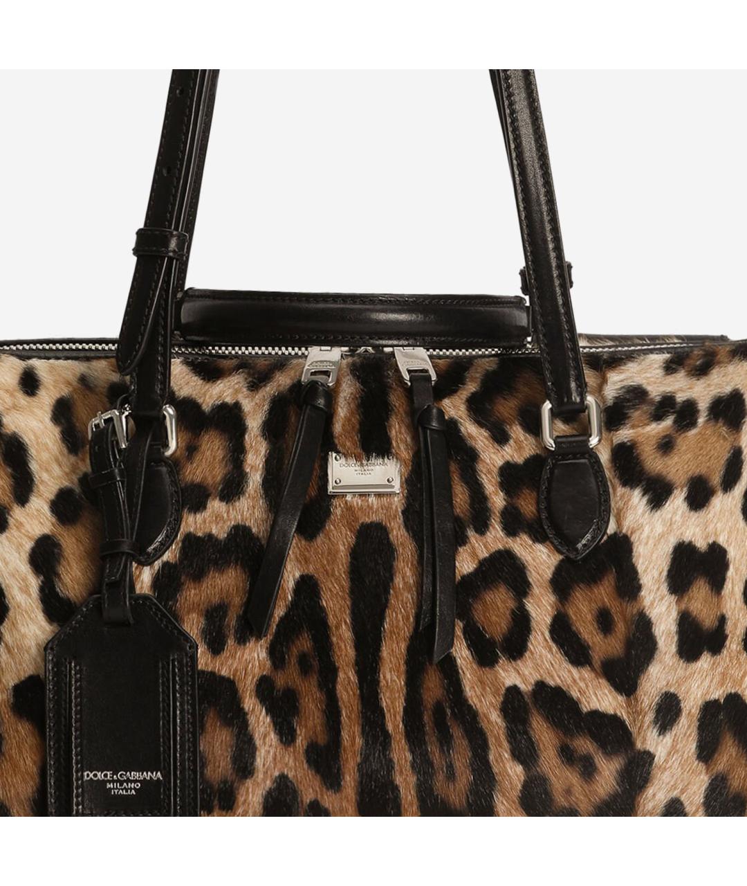 DOLCE&GABBANA Мульти кожаная сумка тоут, фото 5