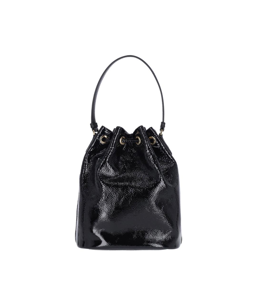 PRADA Черная кожаная сумка тоут, фото 3