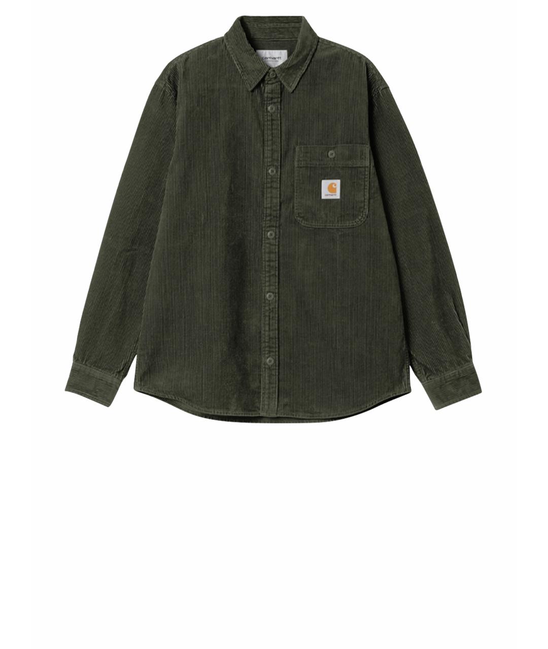 CARHARTT WIP Зеленая хлопковая кэжуал рубашка, фото 1