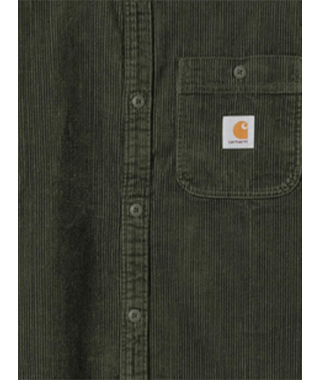 CARHARTT WIP Зеленая хлопковая кэжуал рубашка, фото 3