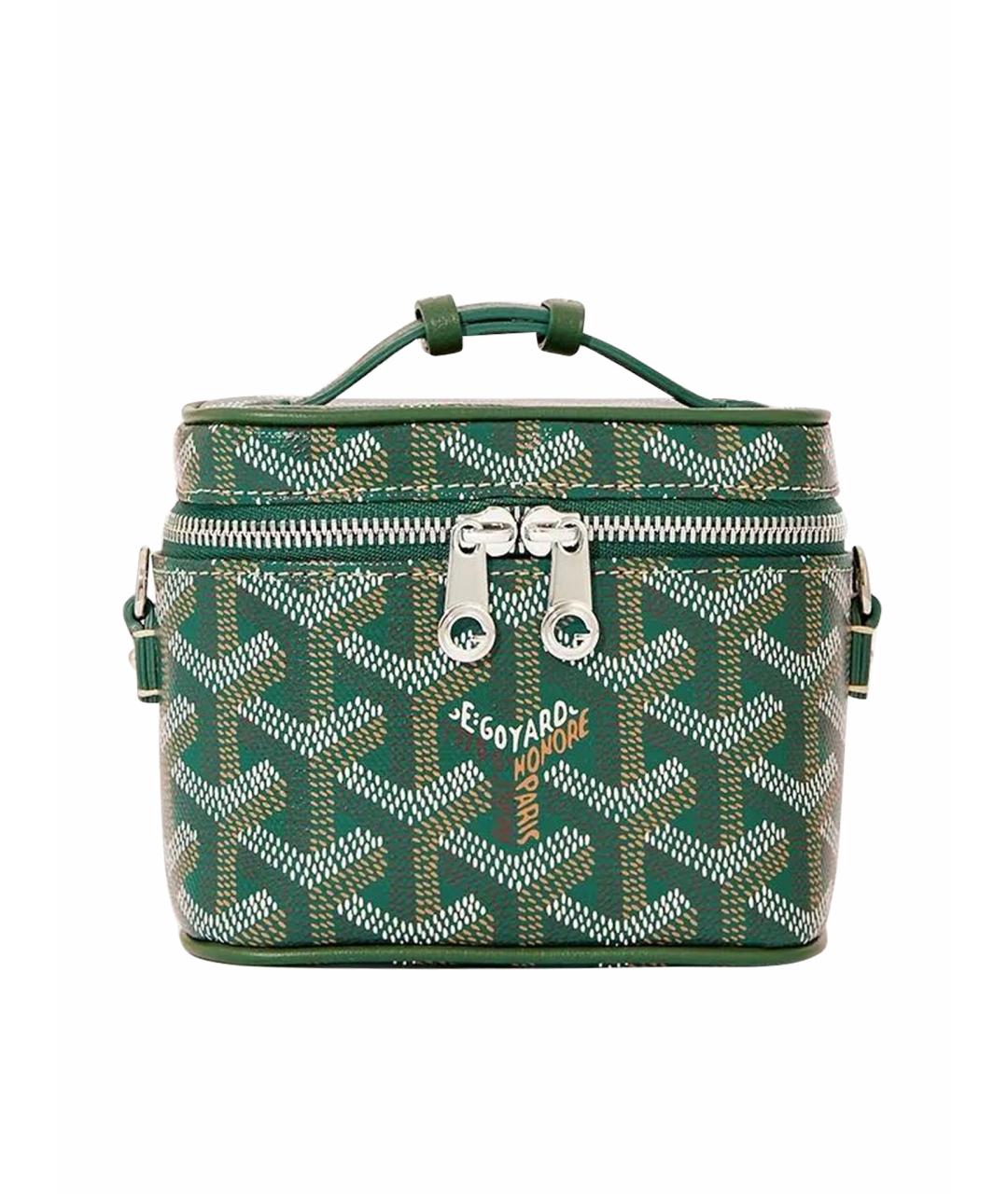 GOYARD Зеленая кожаная сумка через плечо, фото 1