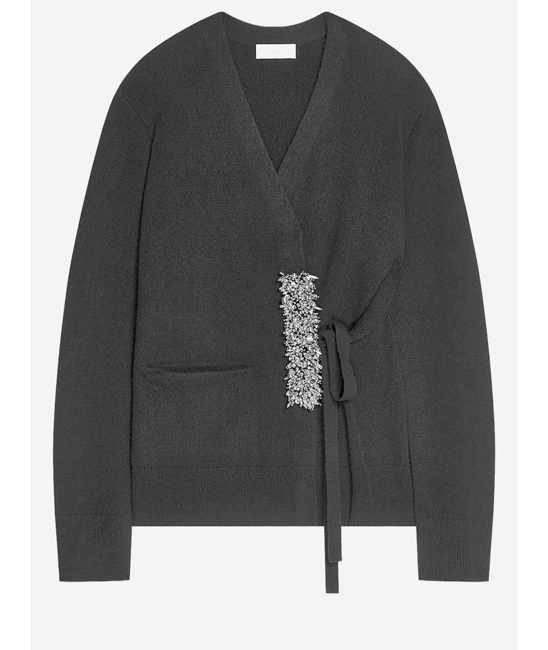 DRIES VAN NOTEN Серый кашемировый кардиган, фото 4