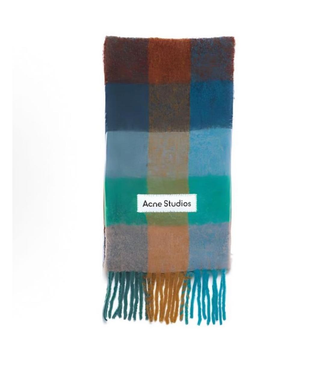 ACNE STUDIOS Мульти шерстяной шарф, фото 5
