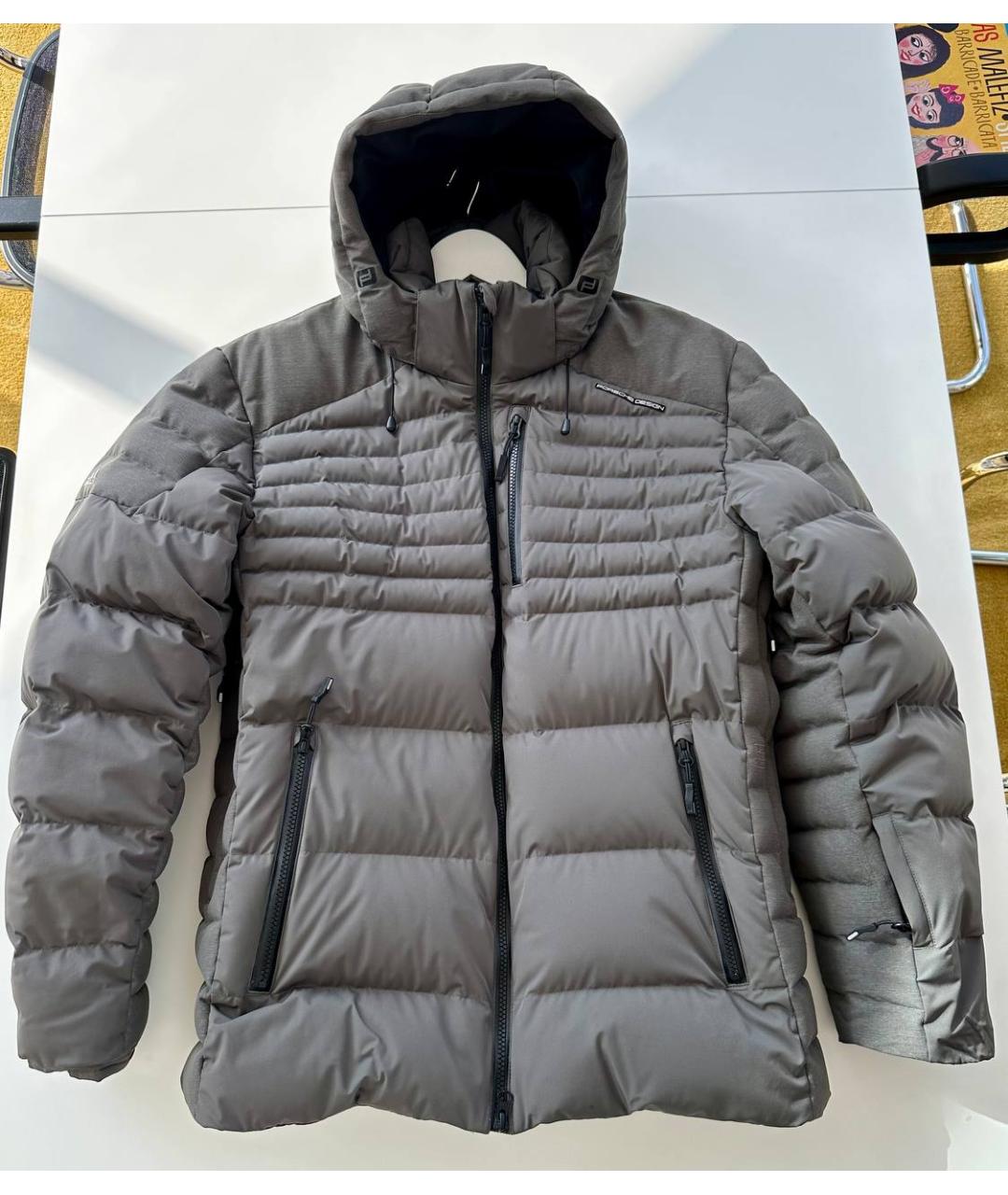 ADIDAS Антрацитовая полиэстеровая куртка, фото 9