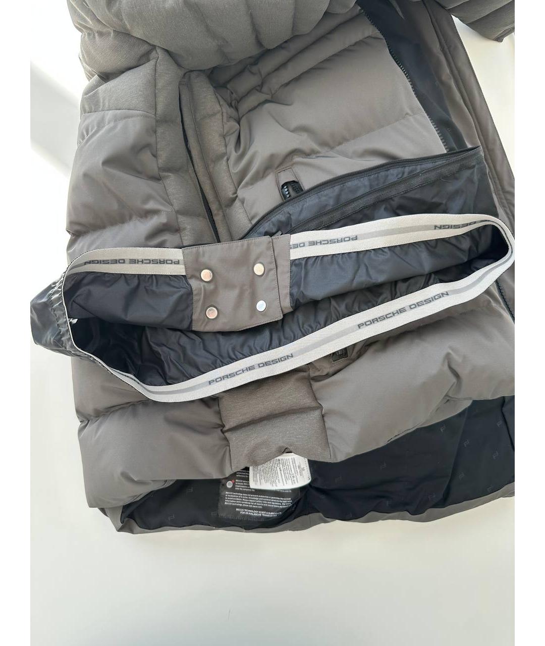 ADIDAS Антрацитовая полиэстеровая куртка, фото 5