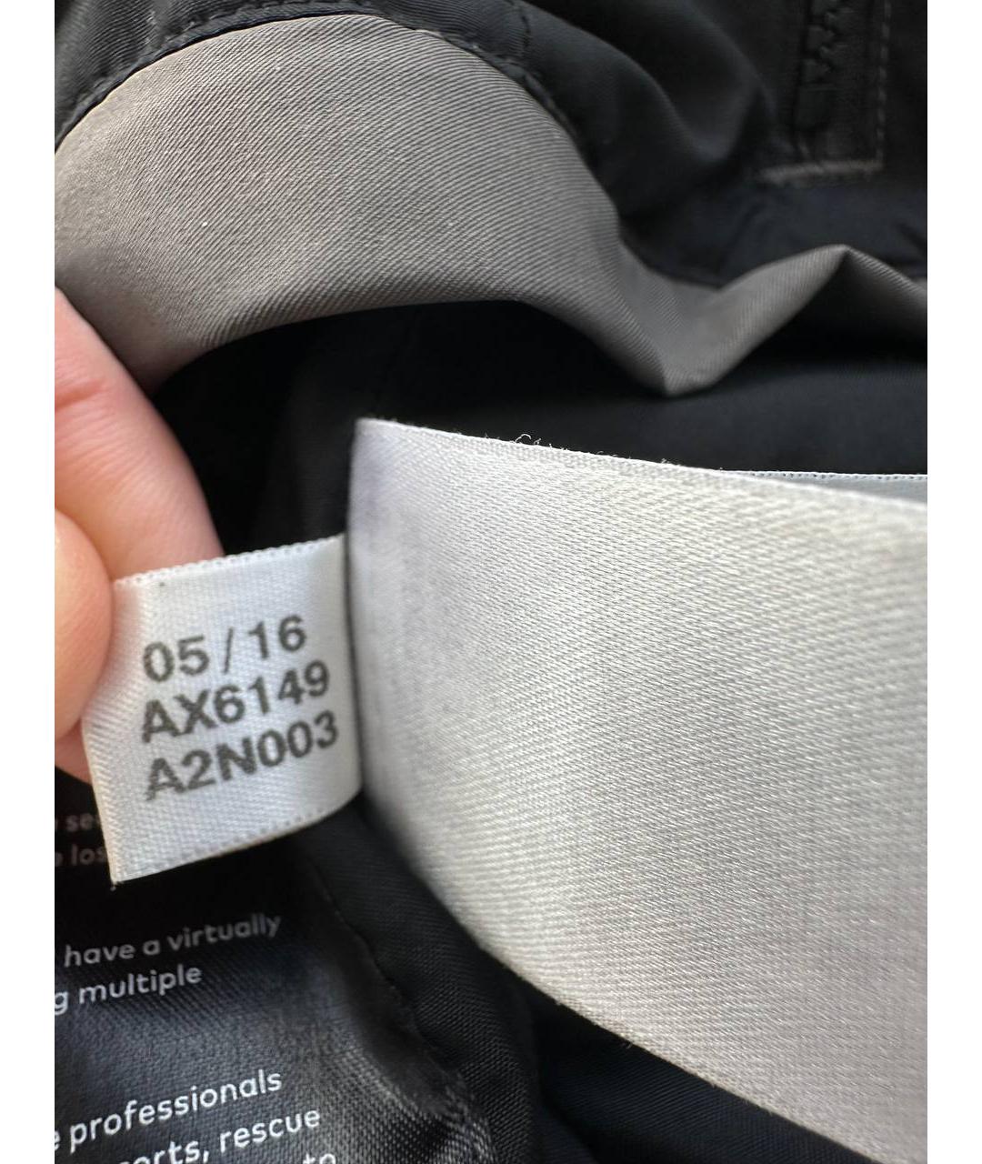 ADIDAS Антрацитовая полиэстеровая куртка, фото 7