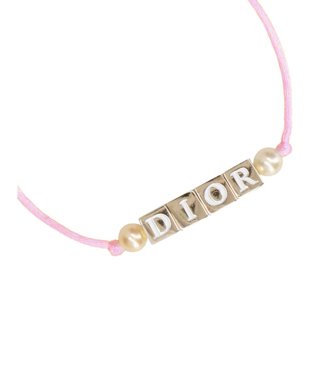 CHRISTIAN DIOR Розовый браслет, фото 2