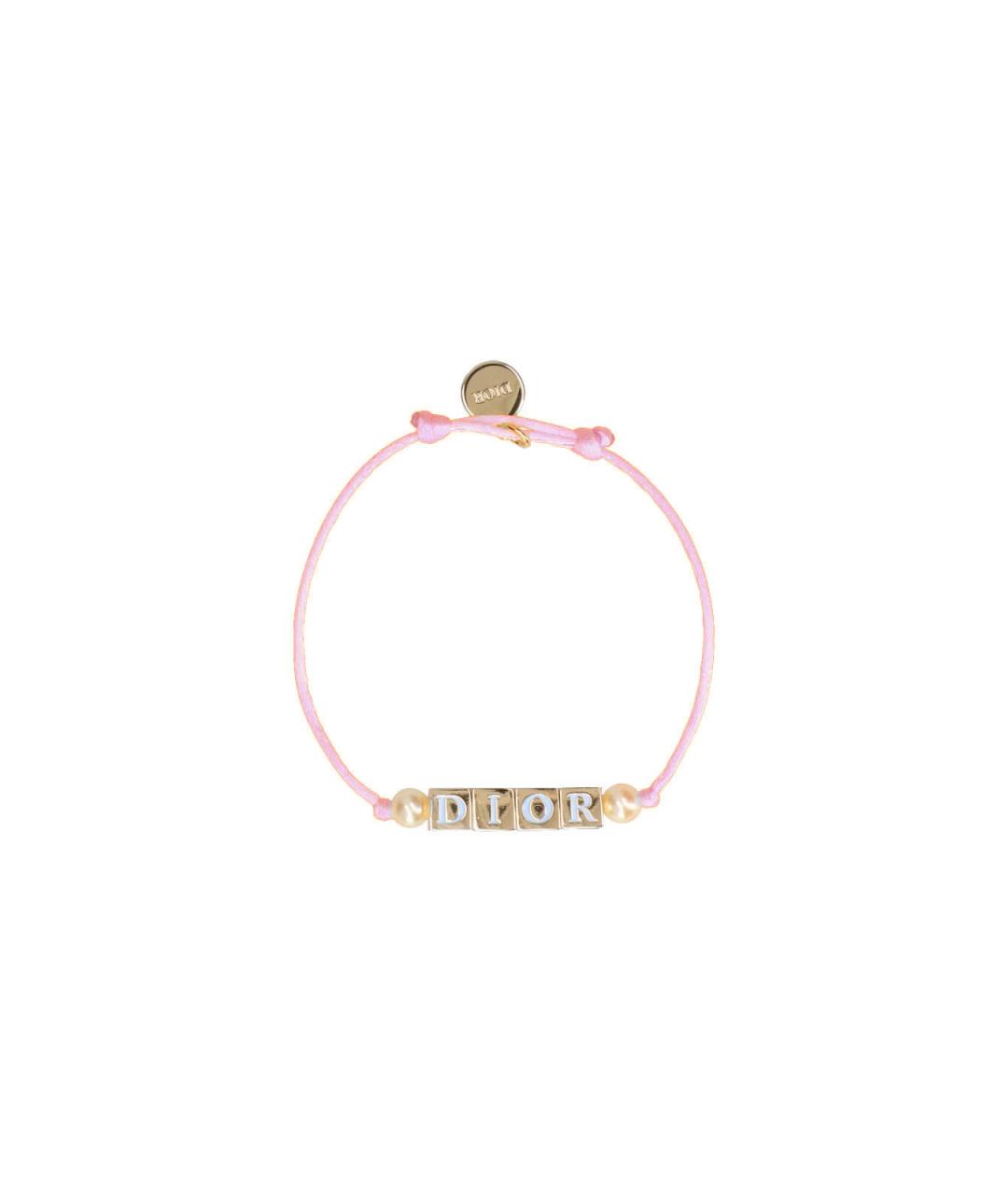 CHRISTIAN DIOR Розовый браслет, фото 1