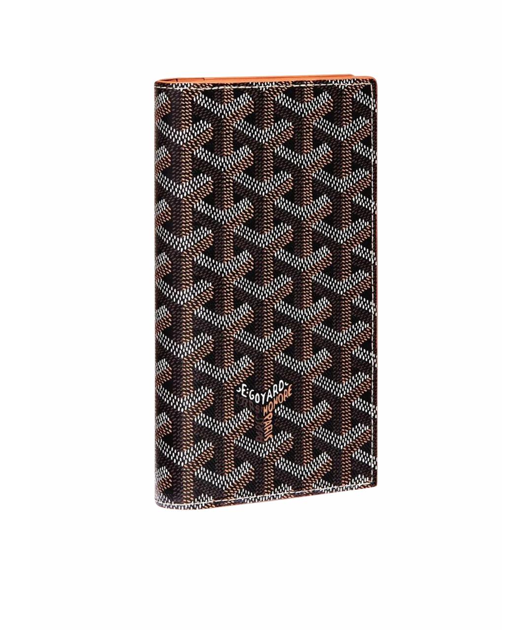 GOYARD Коричневый кожаный кошелек, фото 1