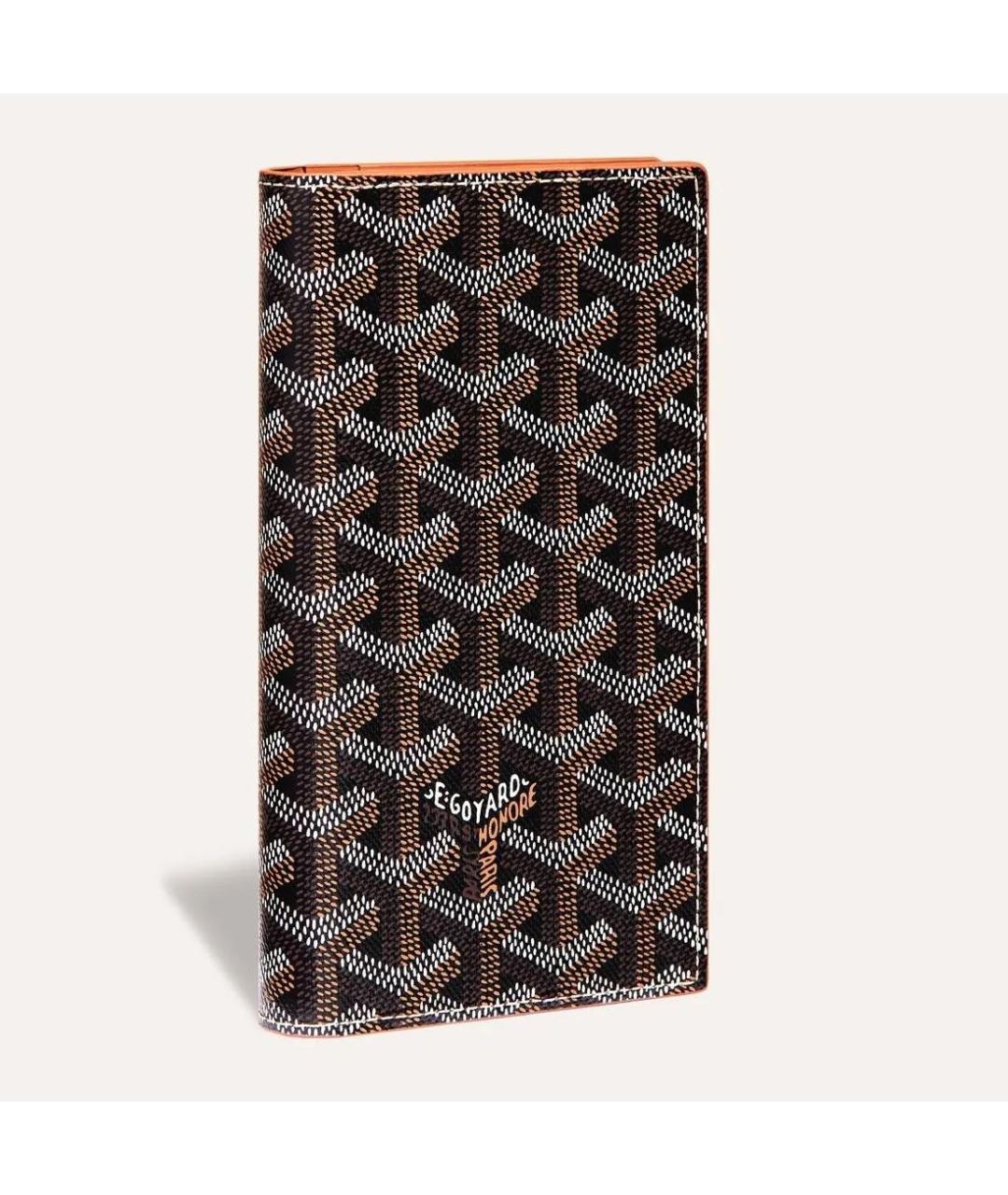 GOYARD Коричневый кожаный кошелек, фото 4