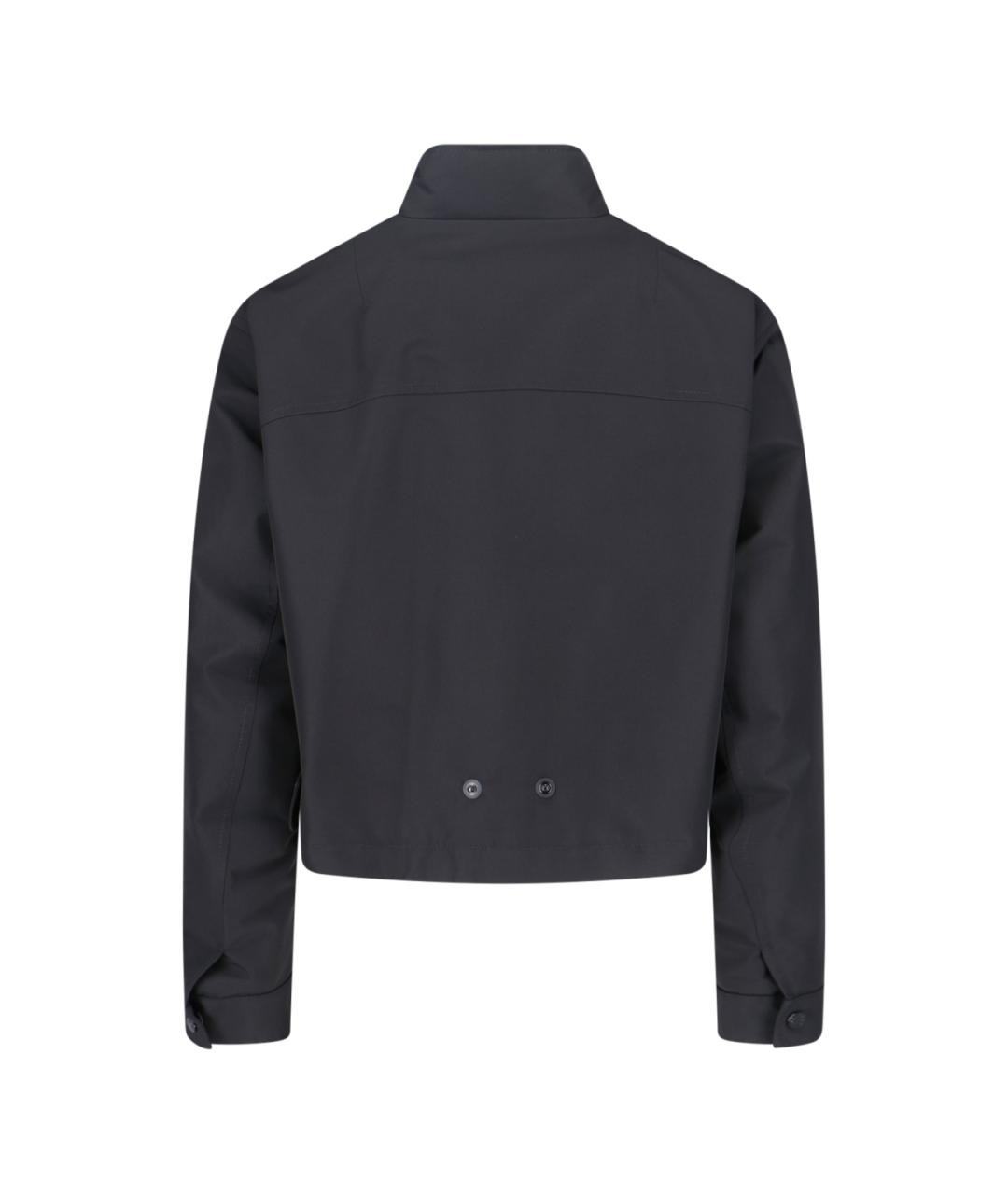 MONCLER Черная полиэстеровая куртка, фото 2
