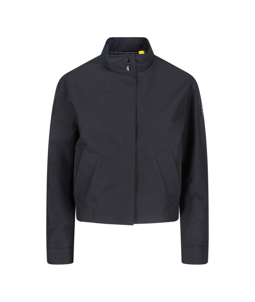 MONCLER Черная полиэстеровая куртка, фото 1