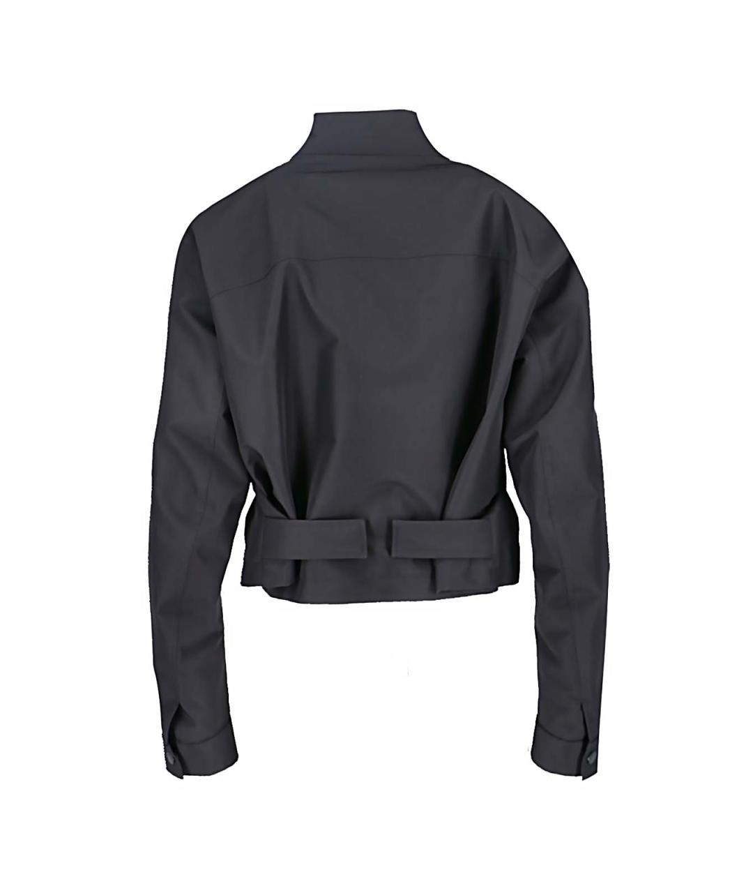 MONCLER Черная полиэстеровая куртка, фото 3