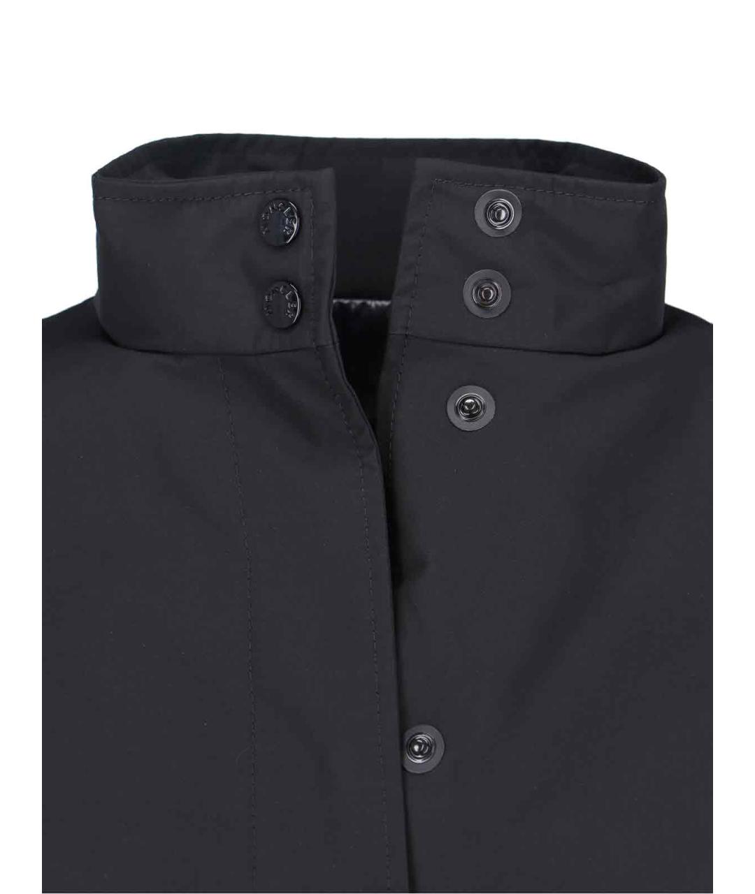 MONCLER Черная полиэстеровая куртка, фото 5