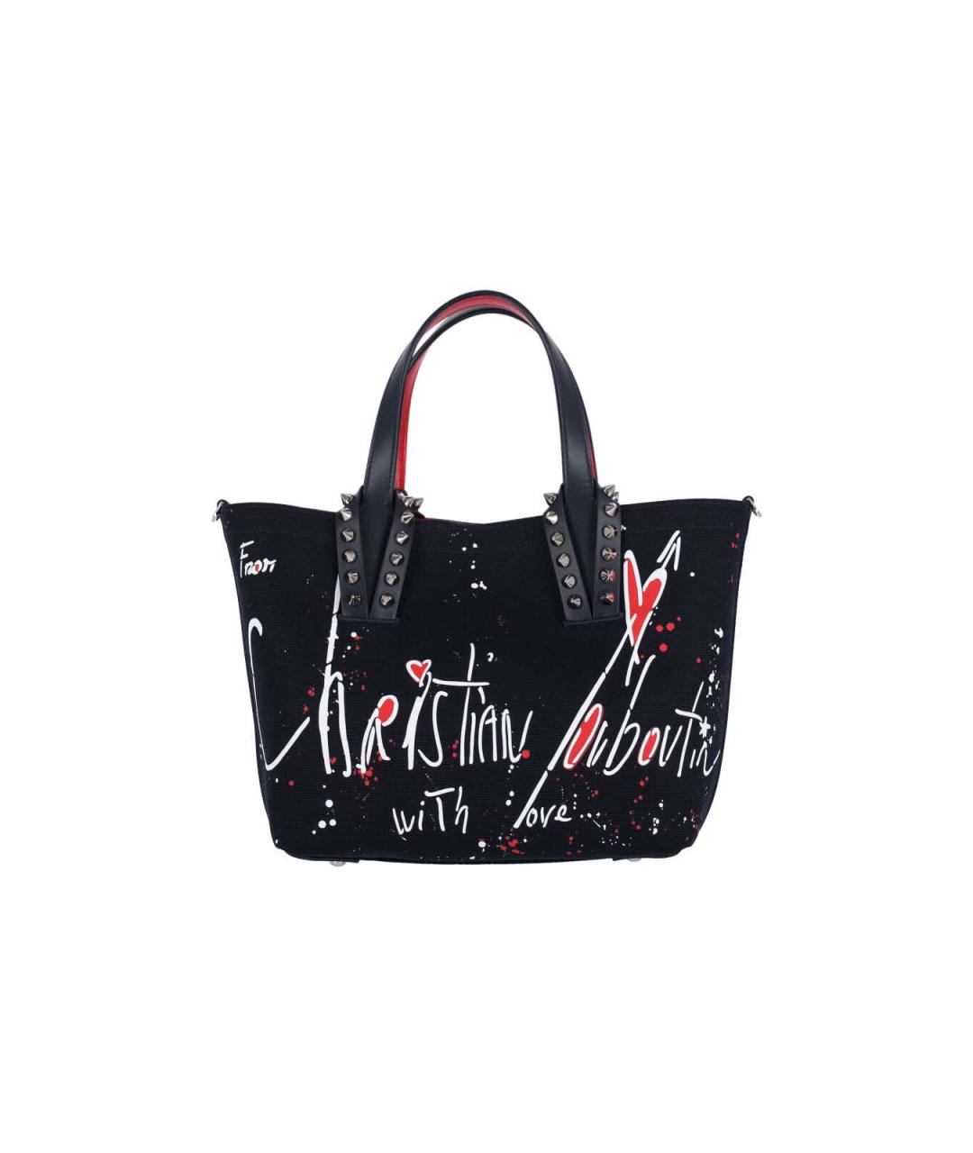 CHRISTIAN LOUBOUTIN Синяя сумка тоут, фото 1