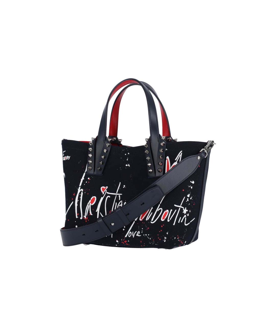 CHRISTIAN LOUBOUTIN Синяя сумка тоут, фото 2