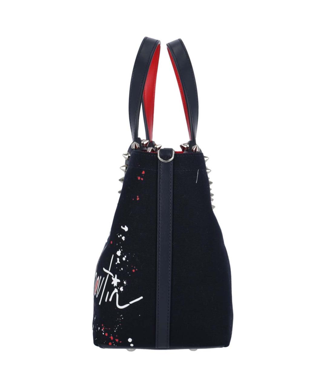 CHRISTIAN LOUBOUTIN Синяя сумка тоут, фото 5