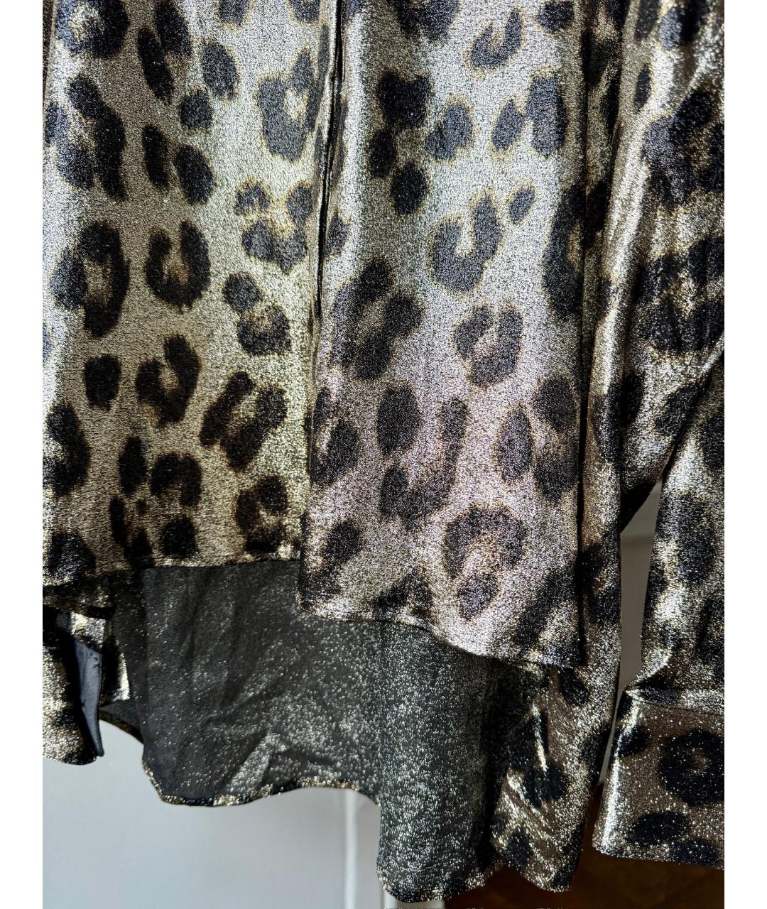 HAIDER ACKERMANN Серая шелковая блузы, фото 3