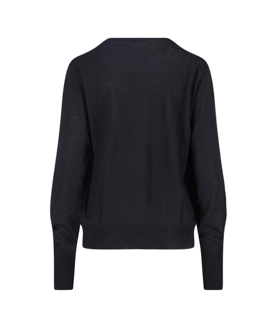 MA'RY'YA Черный шерстяной джемпер / свитер, фото 2