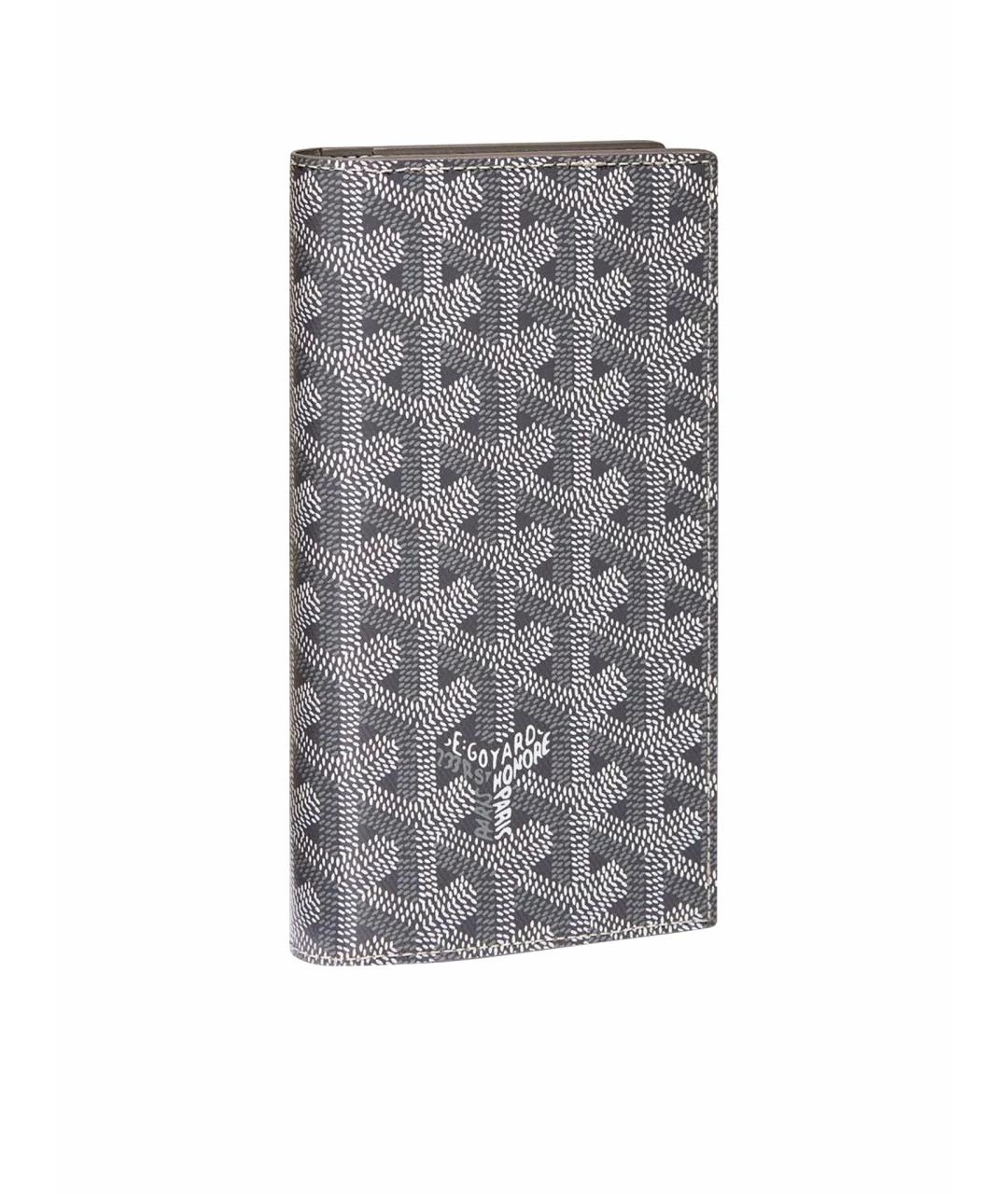 GOYARD Серый кожаный кошелек, фото 1