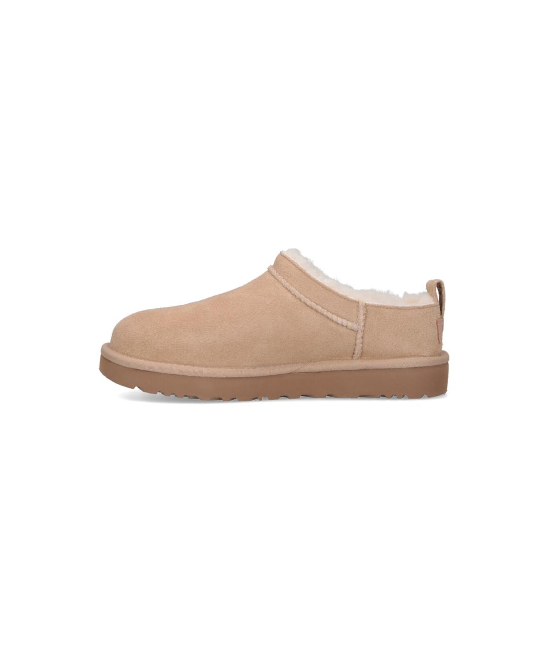 UGG AUSTRALIA Бежевые замшевые мюли, фото 3
