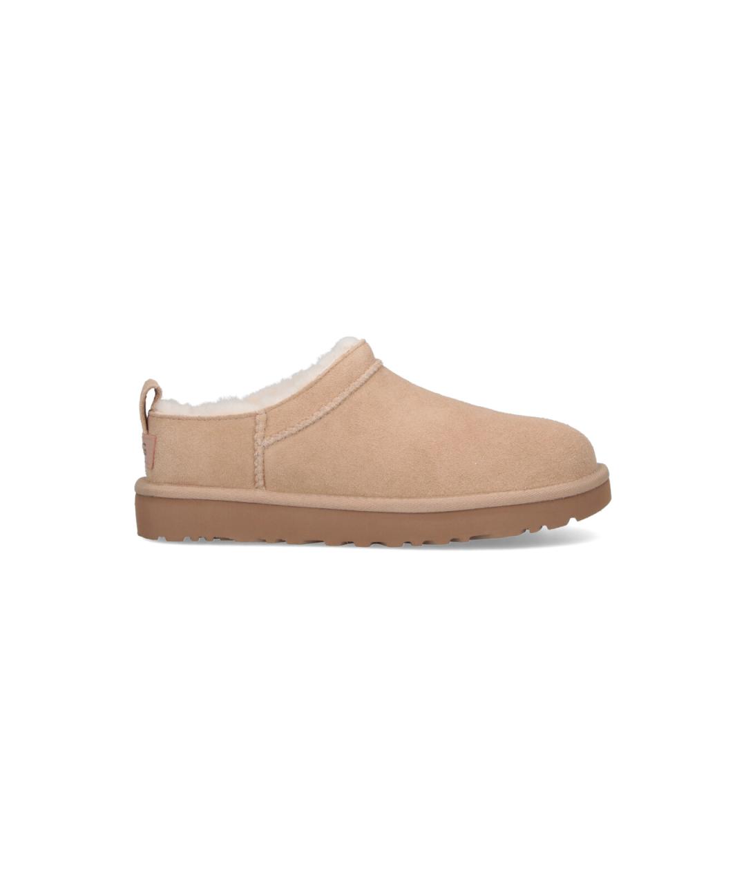 UGG AUSTRALIA Бежевые замшевые мюли, фото 1