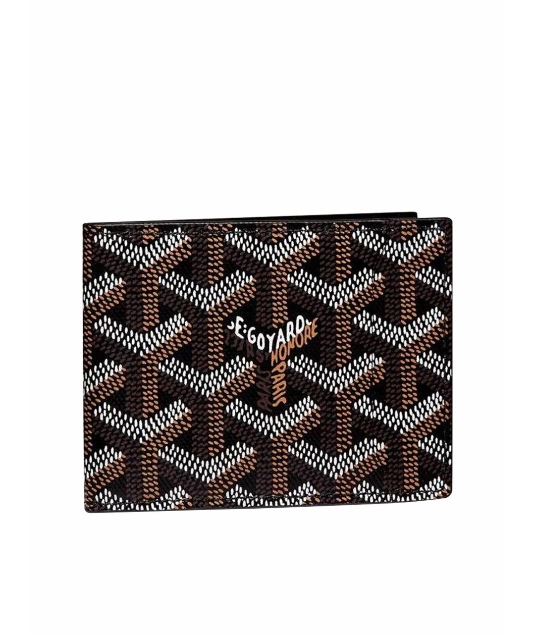 GOYARD Черный кожаный кошелек, фото 1