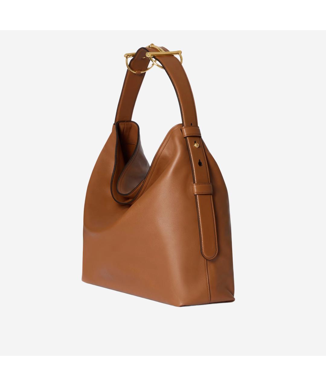 GUCCI Коричневая кожаная сумка через плечо, фото 2