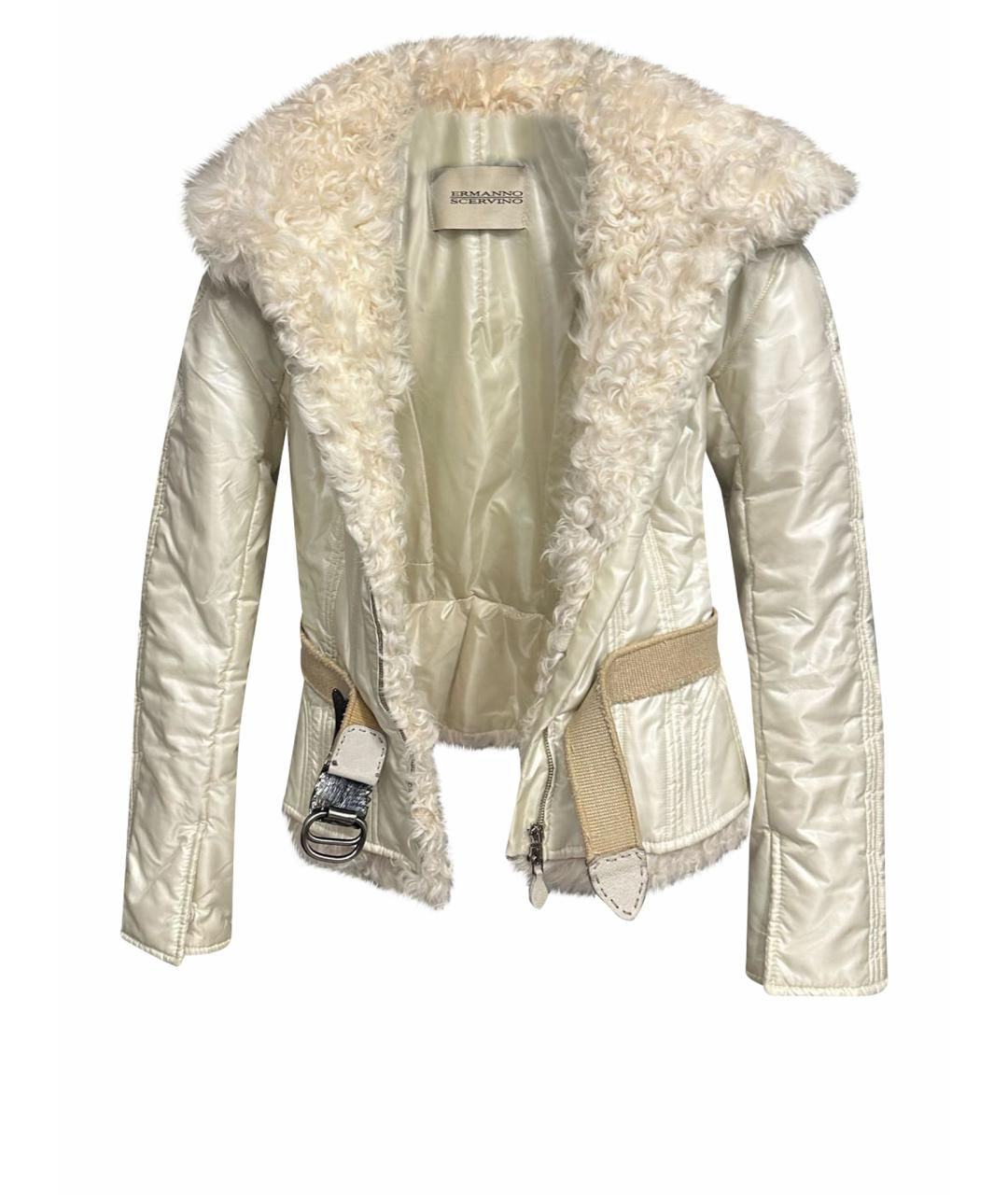 ERMANNO SCERVINO Бежевая куртка, фото 1